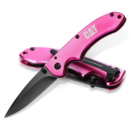 Cat 6 Inch Drop Point Folding Knife 980060
